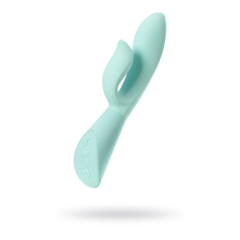 Вибратор с функцией TouchSensor JOS SENSY, силикон, мятный, 20 см