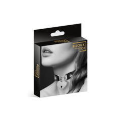 Чокер с замком сердце COLLIER PENDENTIF COEUR NOIR