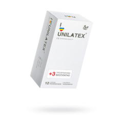 Презервативы Unilatex Multifrutis №12+3, ароматизированные, цветные