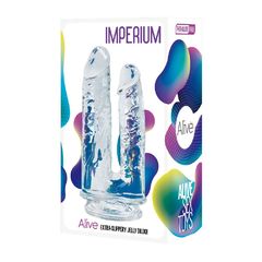 Фаллоимитатор двойной Imperium Jelly Dildo прозрачный