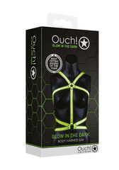 Портупея Body Harness - Glow in the Dark (S/M)