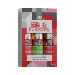 Подарочный набор ароматизированных лубрикантов Tri-Me Triple Pack - Flavors